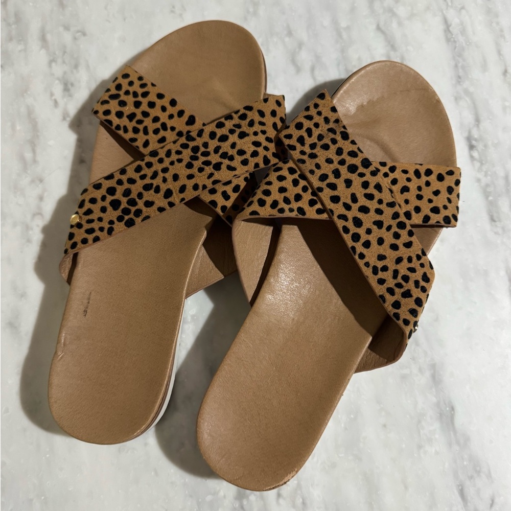 Size 9 Leopard Print Women's Sandals